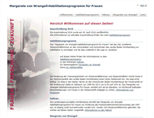 Tablet Screenshot of margarete-von-wrangell.de